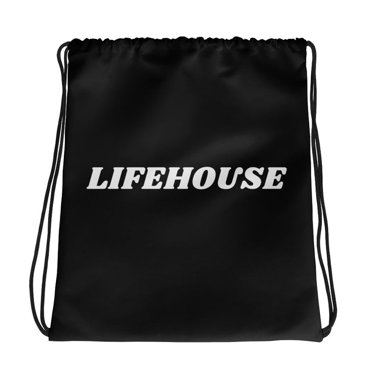 Lifehouse Drawstring Bag Black
