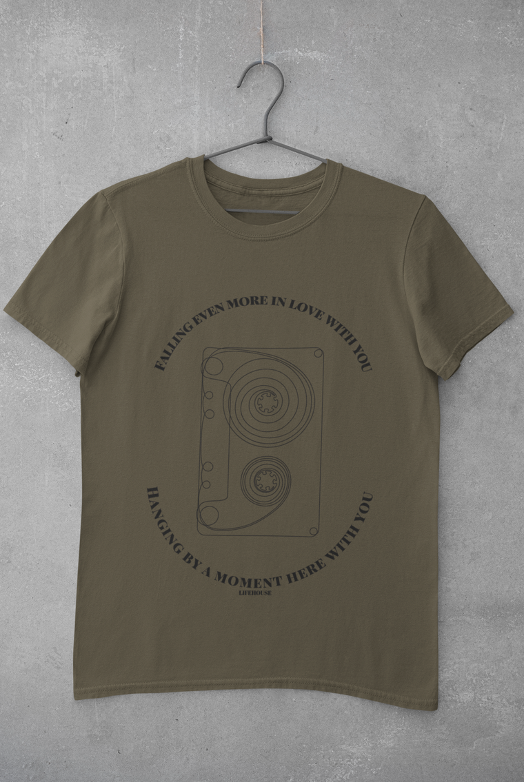 Cassette 'Hanging By A Moment' Lyric Tee