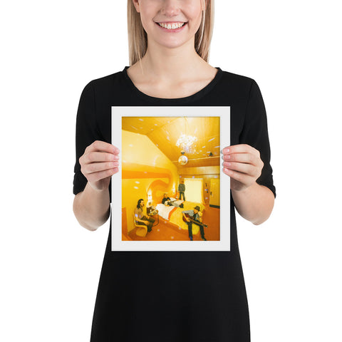 Disco Ball Framed Poster