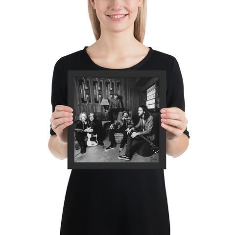Black & White Framed Band Poster