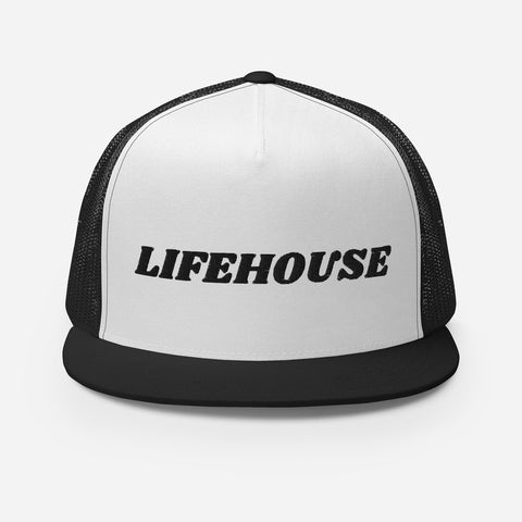 Lifehouse Logo Trucker Hat Black