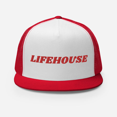 Lifehouse Logo Trucker Hat Red